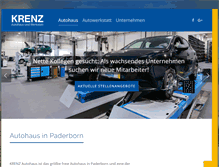Tablet Screenshot of krenz-autoservice.de